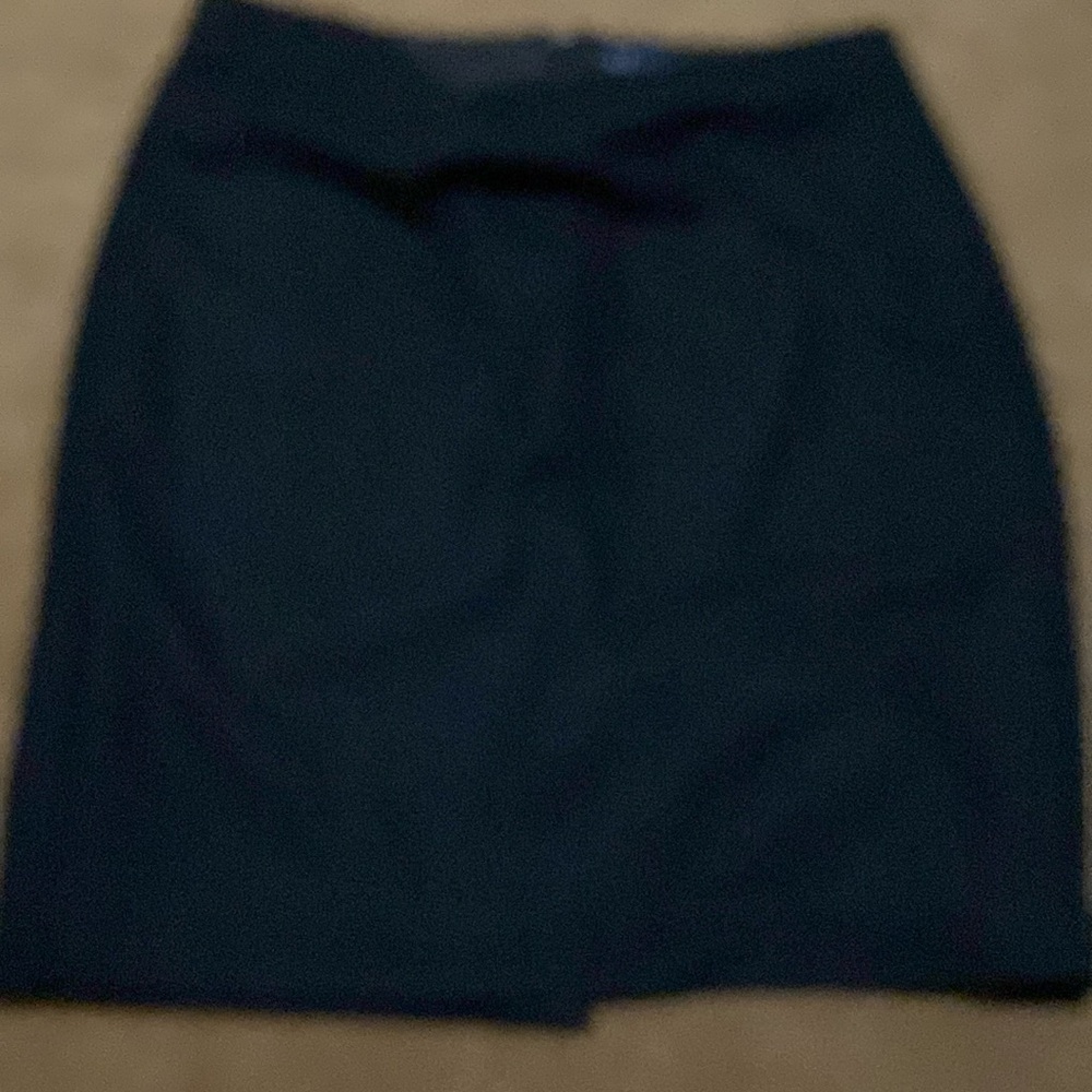 J. Crew Black Pencil Skirt